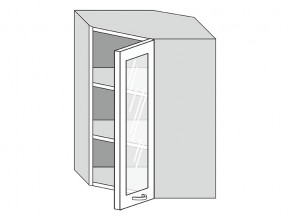 19.60.3у Шкаф настенный (h=913) угловой на 600мм со стекл. дверцей в Асбесте - asbest.магазин96.com | фото