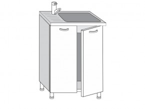 2.60.2м Шкаф-стол на 600мм под врезную мойку с 2-мя дверцами в Асбесте - asbest.магазин96.com | фото
