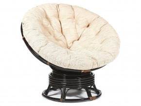 Кресло-качалка Papasan w 23/01 B с подушкой Antique brown, ткань Старт в Асбесте - asbest.магазин96.com | фото