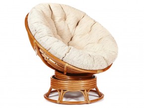 Кресло-качалка Papasan w 23/01 B с подушкой Cognac, ткань Старт в Асбесте - asbest.магазин96.com | фото