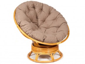 Кресло-качалка Papasan w 23/01 B с подушкой Honey, экошерсть Коричневый в Асбесте - asbest.магазин96.com | фото