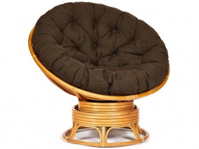 Кресло-качалка Papasan w 23/01 B с подушкой Honey, ткань Коричневый в Асбесте - asbest.магазин96.com | фото