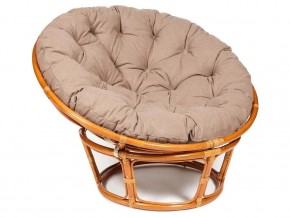 Кресло Papasan 23/01 W с подушкой Cognac, экошерсть Коричневый в Асбесте - asbest.магазин96.com | фото