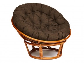 Кресло Papasan 23/01 W с подушкой Cognac, ткань Коричневый в Асбесте - asbest.магазин96.com | фото