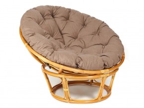 Кресло Papasan 23/01 W с подушкой Honey, экошерсть Коричневый в Асбесте - asbest.магазин96.com | фото