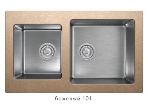 Мойка комбинированная Tolero twist TTS-840 Бежевый 101 в Асбесте - asbest.магазин96.com | фото