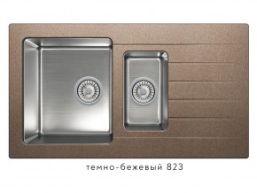 Мойка комбинированная Tolero twist TTS-890 Темно-бежевый 823 в Асбесте - asbest.магазин96.com | фото