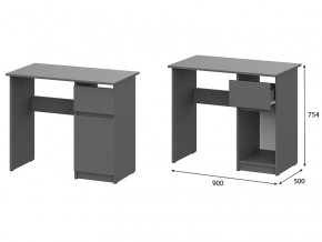 Стол письменный 900 Денвер Графит серый в Асбесте - asbest.магазин96.com | фото