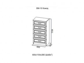 ВМ-10 Комод в Асбесте - asbest.магазин96.com | фото